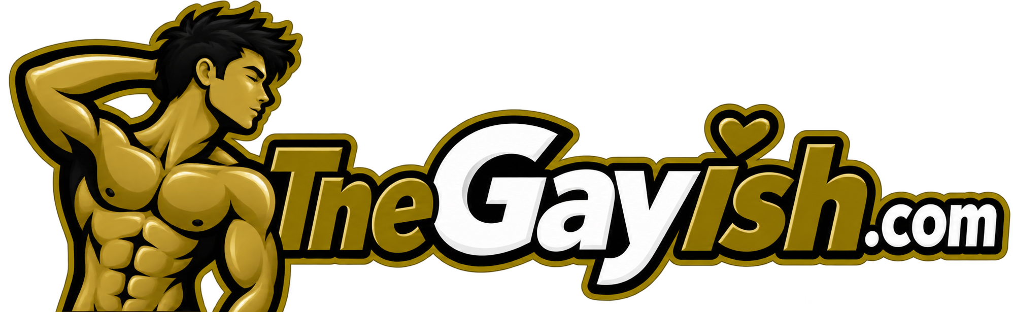 Golden Logo TheGayish